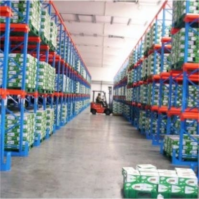 Industrial Storage Drive In Pallet Racking Customized Size Multiple Layers