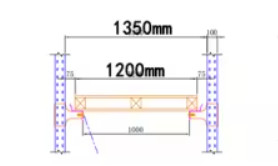 Industrial Storage Drive In Pallet Racking Customized Size Multiple Layers
